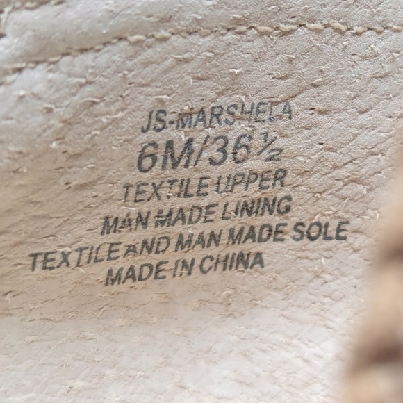 Jessica Simpson Marshela Ankle-Strap Platform Wedge Sandals Beige Size 5.5M/6M - Picture 11 of 12